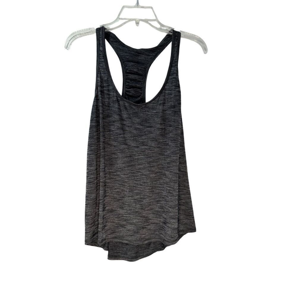 Lululemon heather gray women’s racerback tank top size L #36-1839